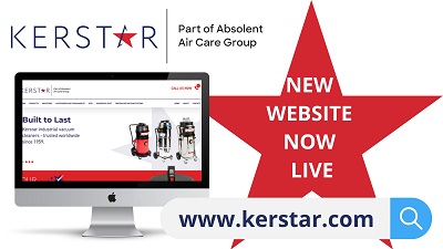 New website for UK manufactured Kerstar industrial vacuum cleaners